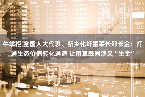 牛掌柜 全国人大代表、新乡化纤董事长邵长金：打通生态价值转化通道 让菌草既固沙又“生金”