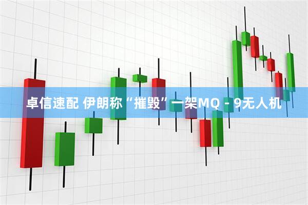 卓信速配 伊朗称“摧毁”一架MQ－9无人机